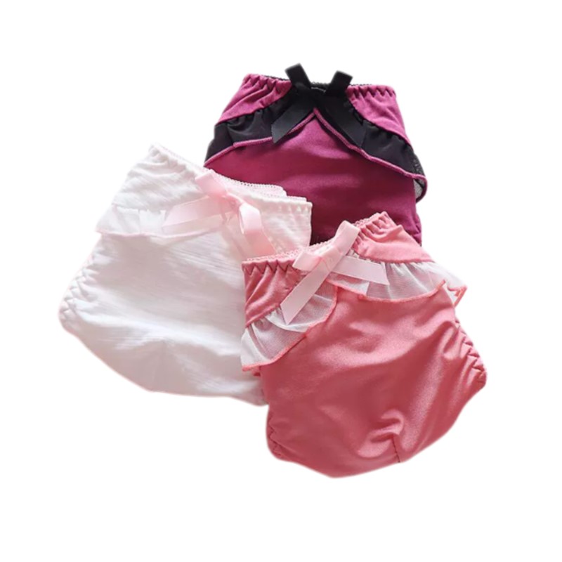 Elastic Lace Trim - Erkek Seksi Dantel Fırfırlı İç Çamaşırı