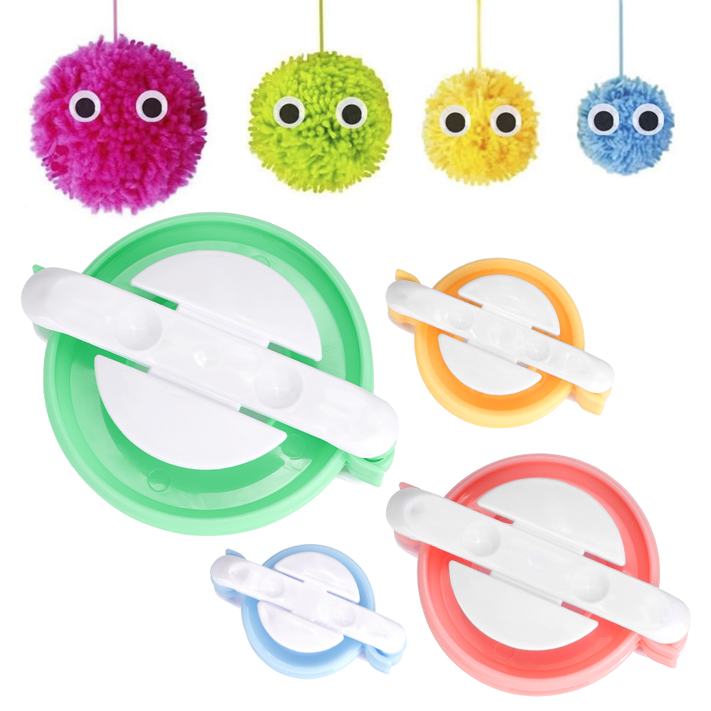Pom Pom Maker Tool - Kendin Yap Örgü Ponpon Yapma Aleti,