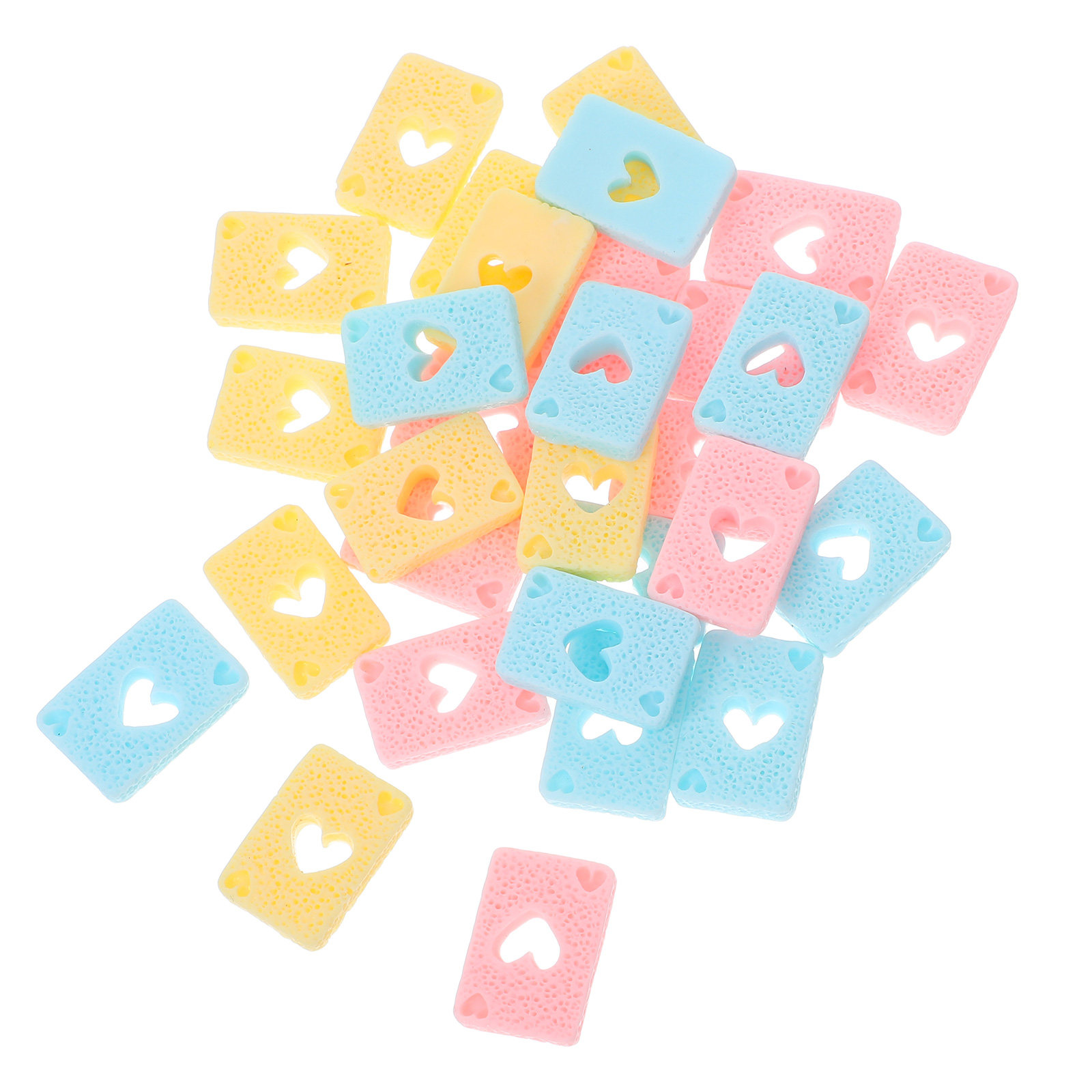 Embellishment Crafts - 30 Adet Reçine Poker Figürleri, Şeker