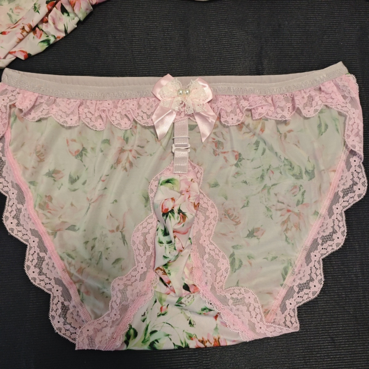 Elastic Lace Trim - El Yapımı Çiçek Desenli Seksi Şirin