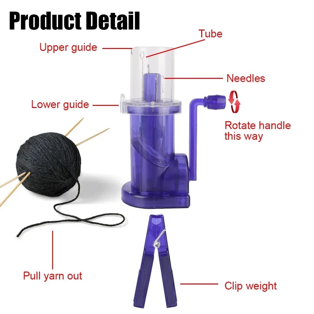 Taşınabilir El Örgü Makinesi,  - Pom Pom Maker Tool incelemesi ve fiyatı