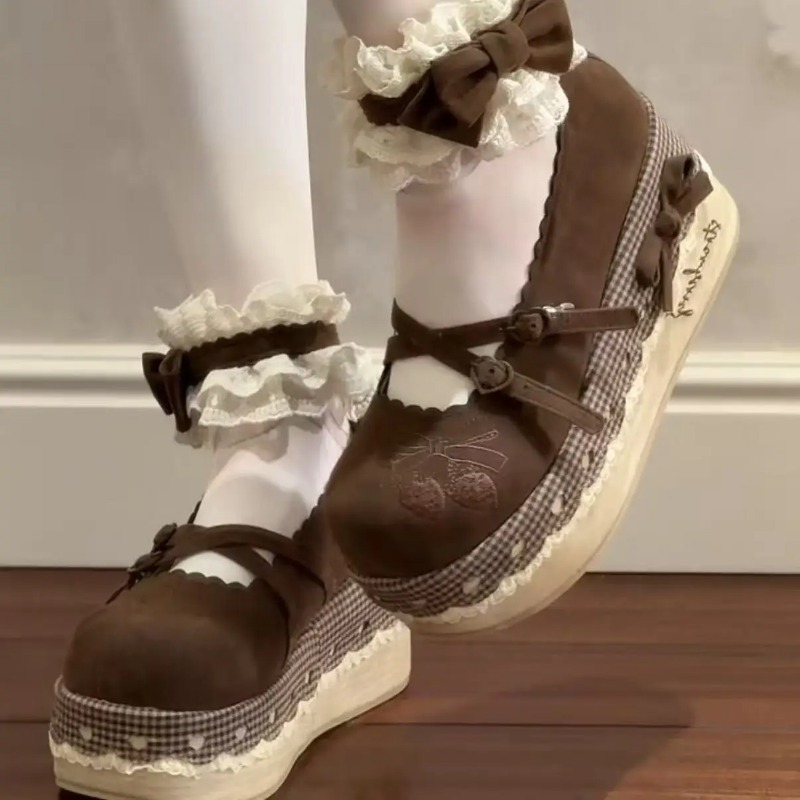 Lolita Yüksek Topuklu Boy Uzat - Embroidery Embellishments incelemesi ve fiyatı