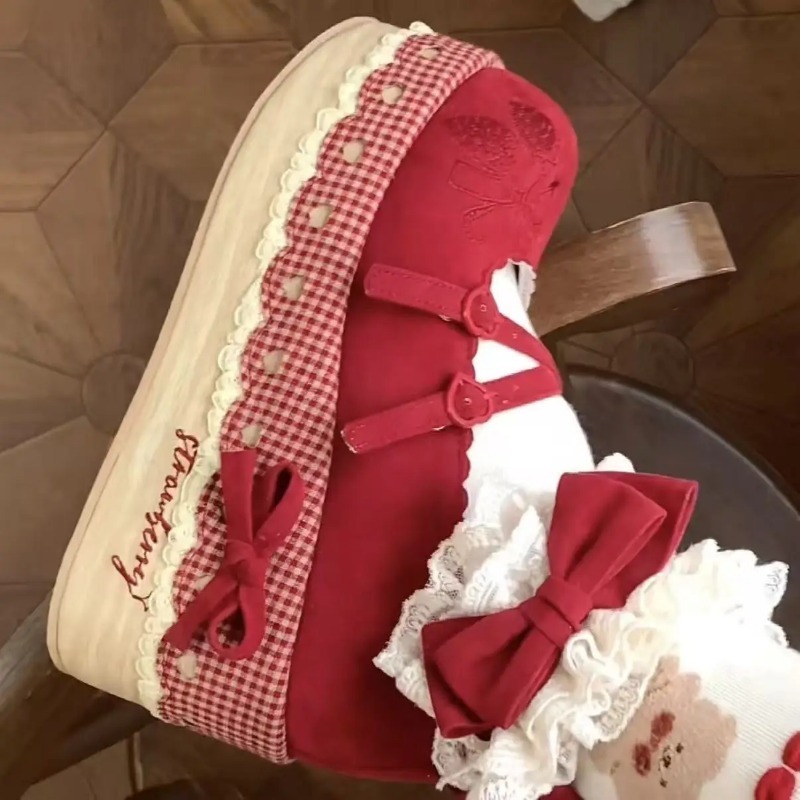 Lolita Yüksek Topuklu Boy Uzat - Embroidery Embellishments incelemesi ve fiyatı