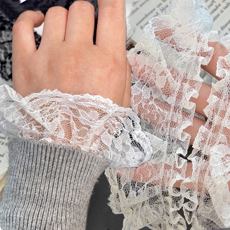 6 CM Geniş SıCAK Nakış Beyaz S - Lace Ribbon Trim incelemesi ve fiyatı