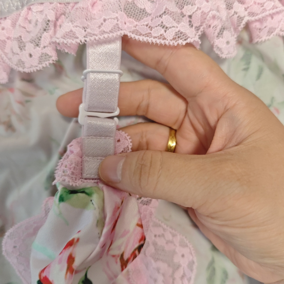 El Yapımı Çiçek Desenli Seksi  - Elastic Lace Trim incelemesi ve fiyatı