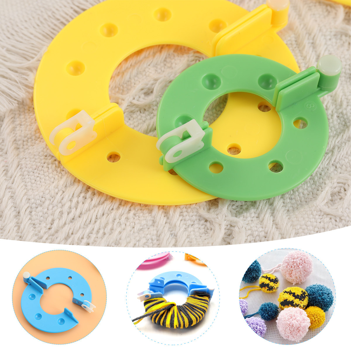 8 Adet Ponpon Yapma Aparatı, 4 - Pom Pom Maker Tool incelemesi ve fiyatı