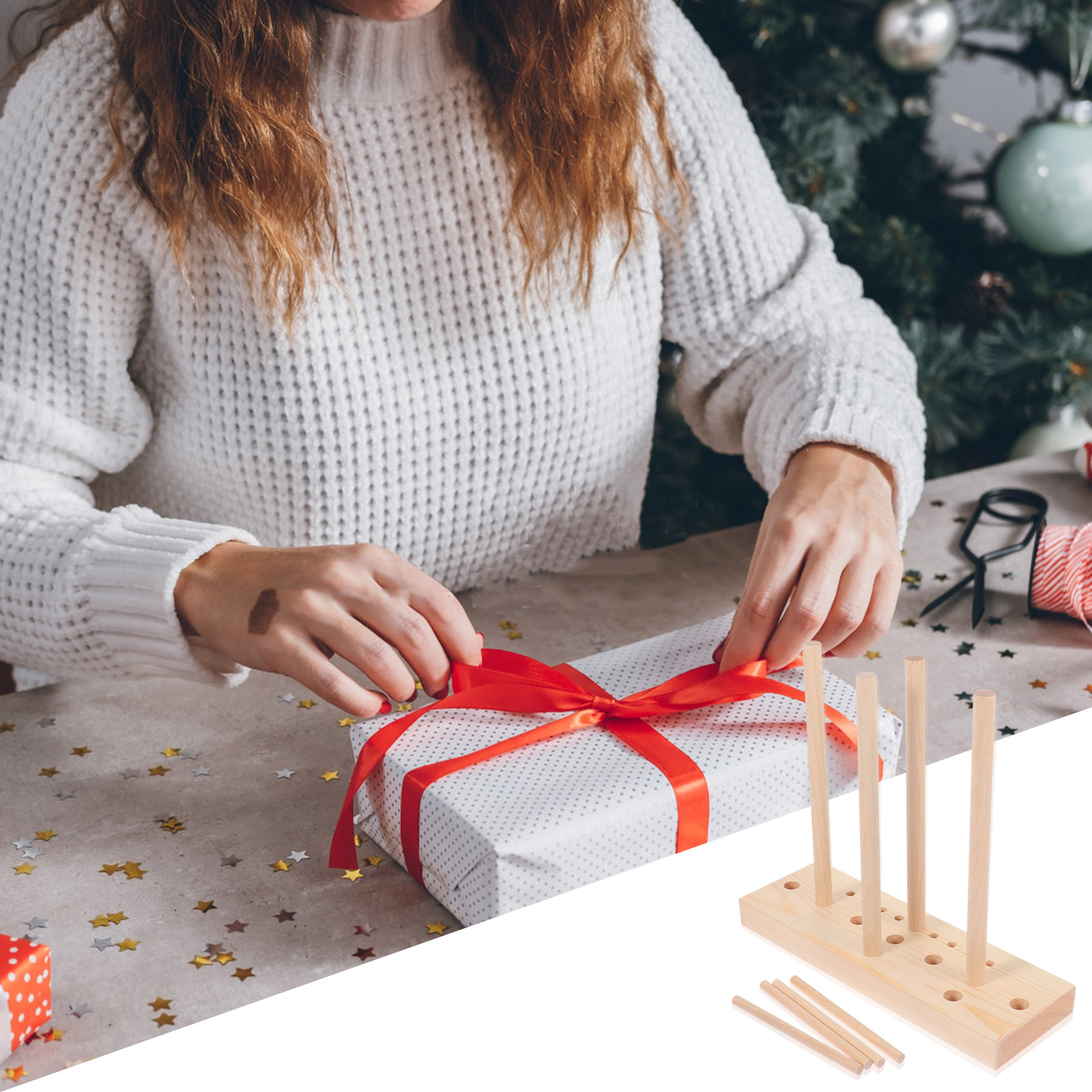 1 Adet Ahşap Kurdele Bağlama A - Pom Pom Maker Tool incelemesi ve fiyatı